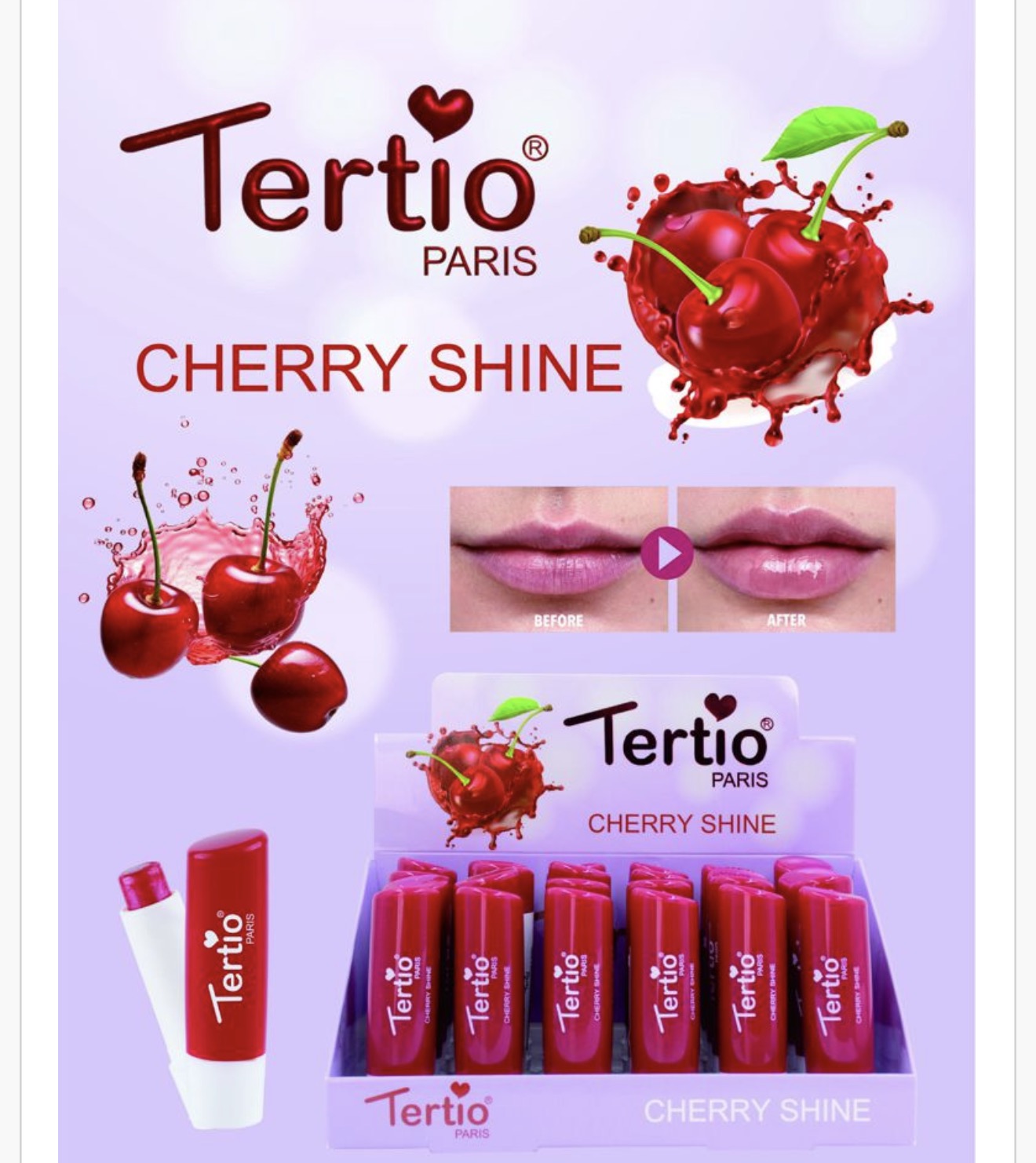 Cherry Shine – Lip Oil Effetto Glossy - R.a. Boutique