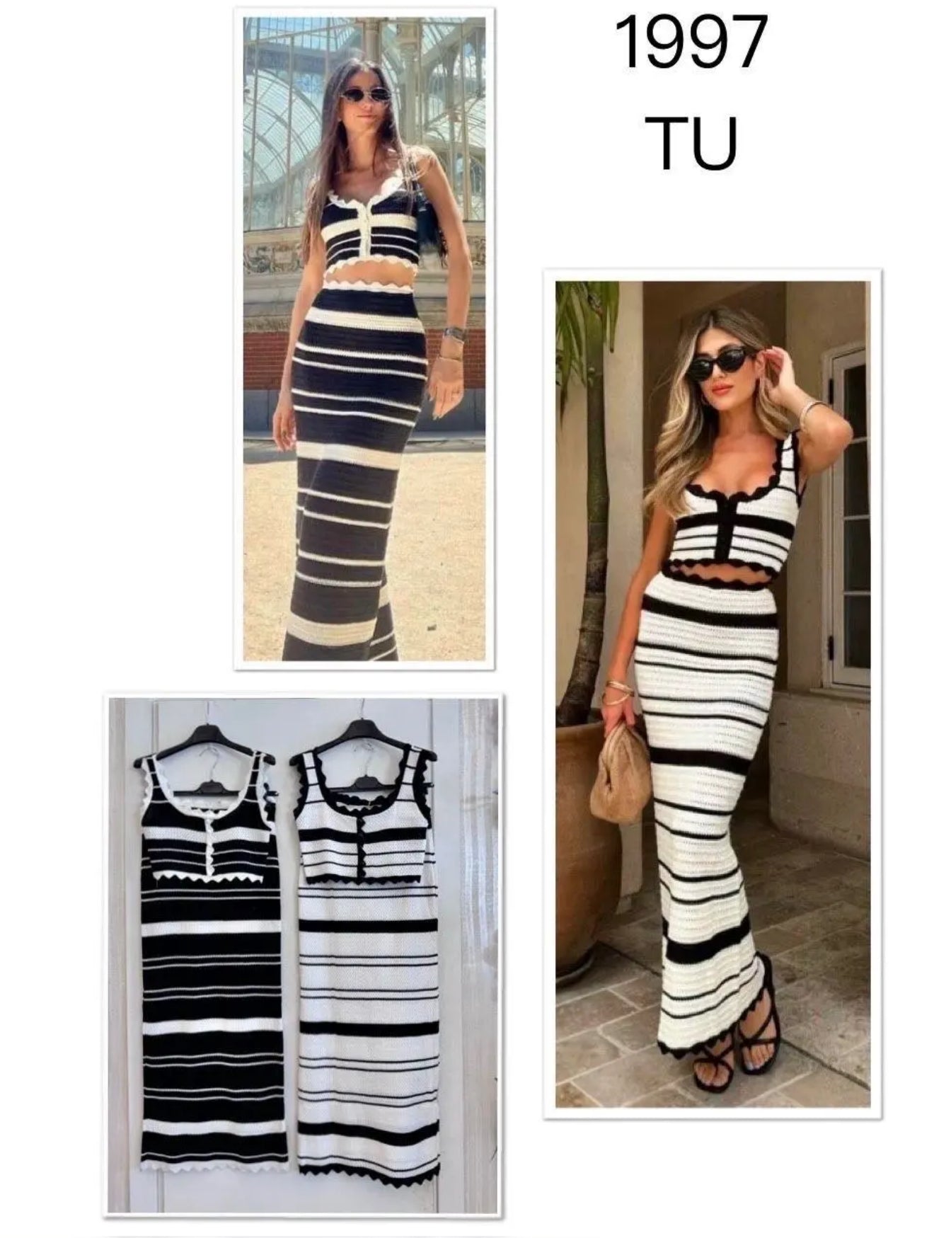 Completo crochet - R.a. Boutique