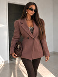 Blazer Structured Wine - R.a. Boutique