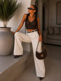 Top crochet con scollo a V - R.a. Boutique
