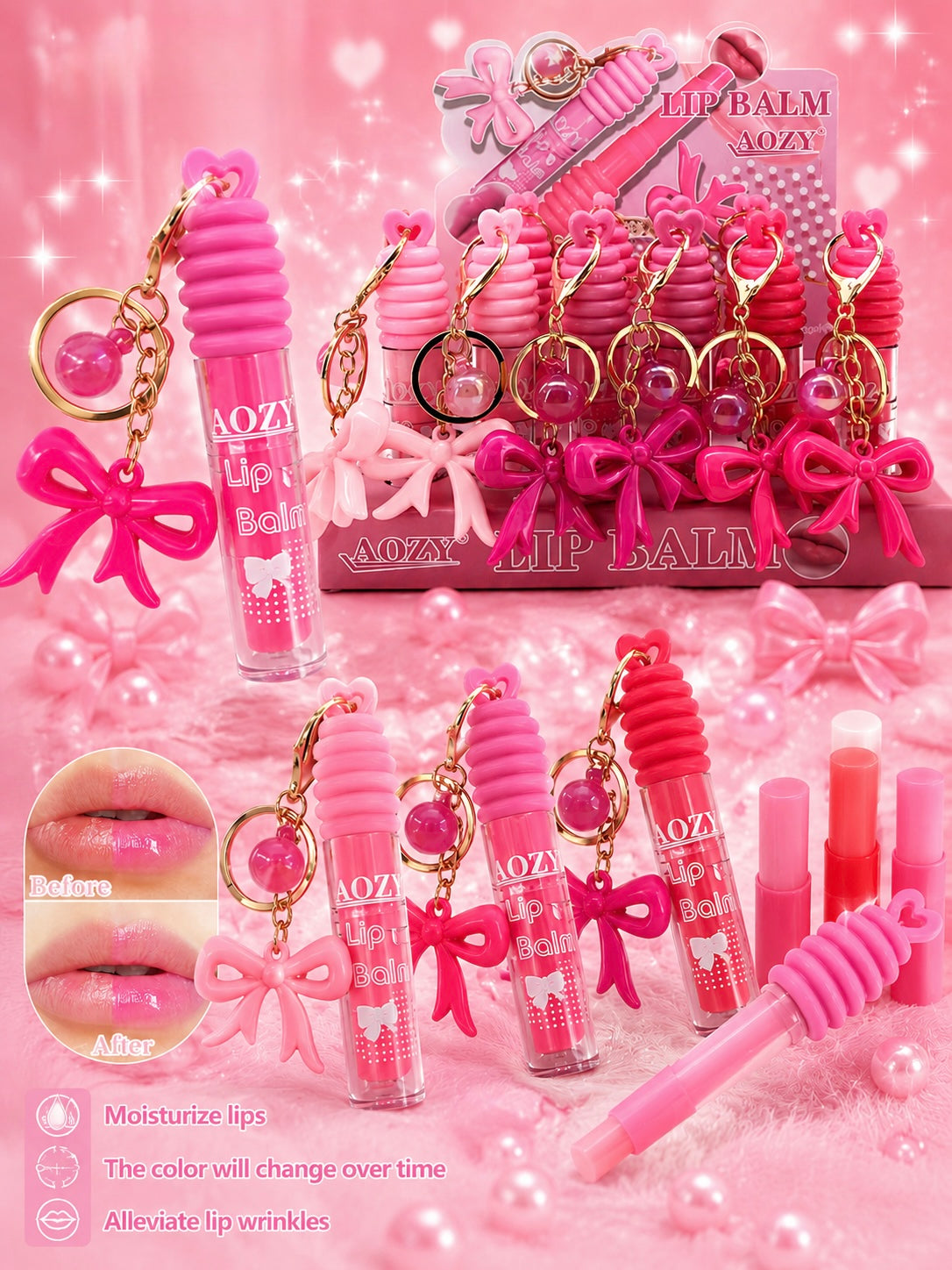 Lip Balm Charm Candy Fiocco - R.a. Boutique