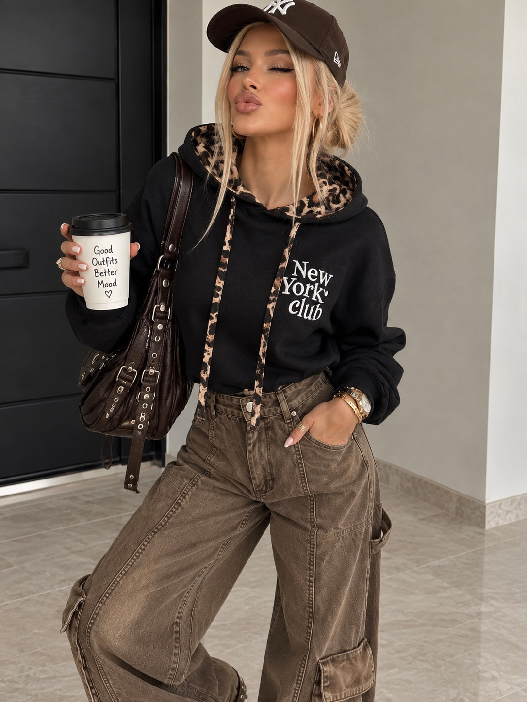 Felpa maglione New York Club Animalier - R.a. Boutique