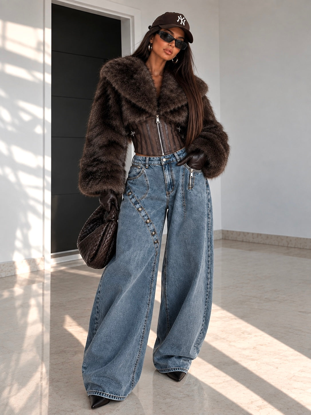 Jeans Balloon Zip Detail - R.a. Boutique