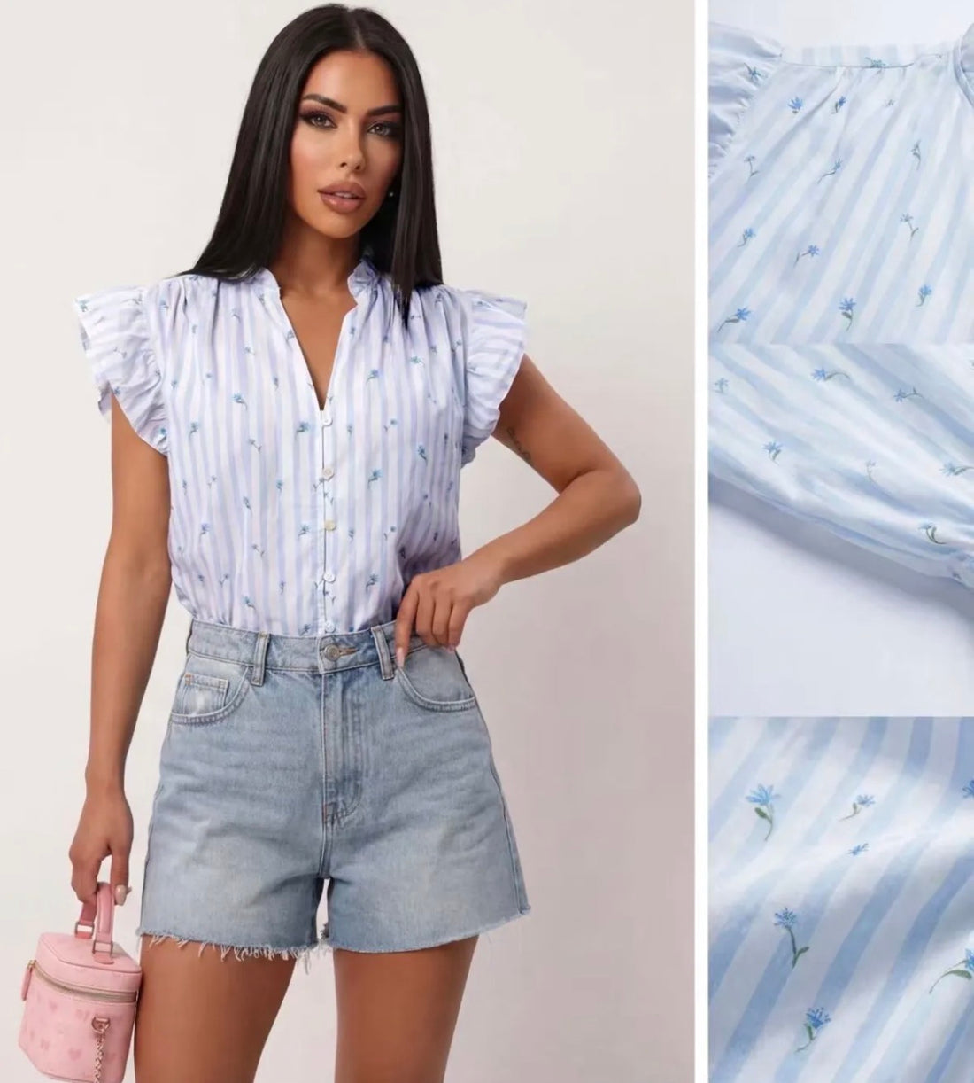 Camicia Ruffle Bloom - R.a. Boutique