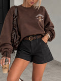 Shorts Nero con Cinturina Intrecciata - R.a. Boutique
