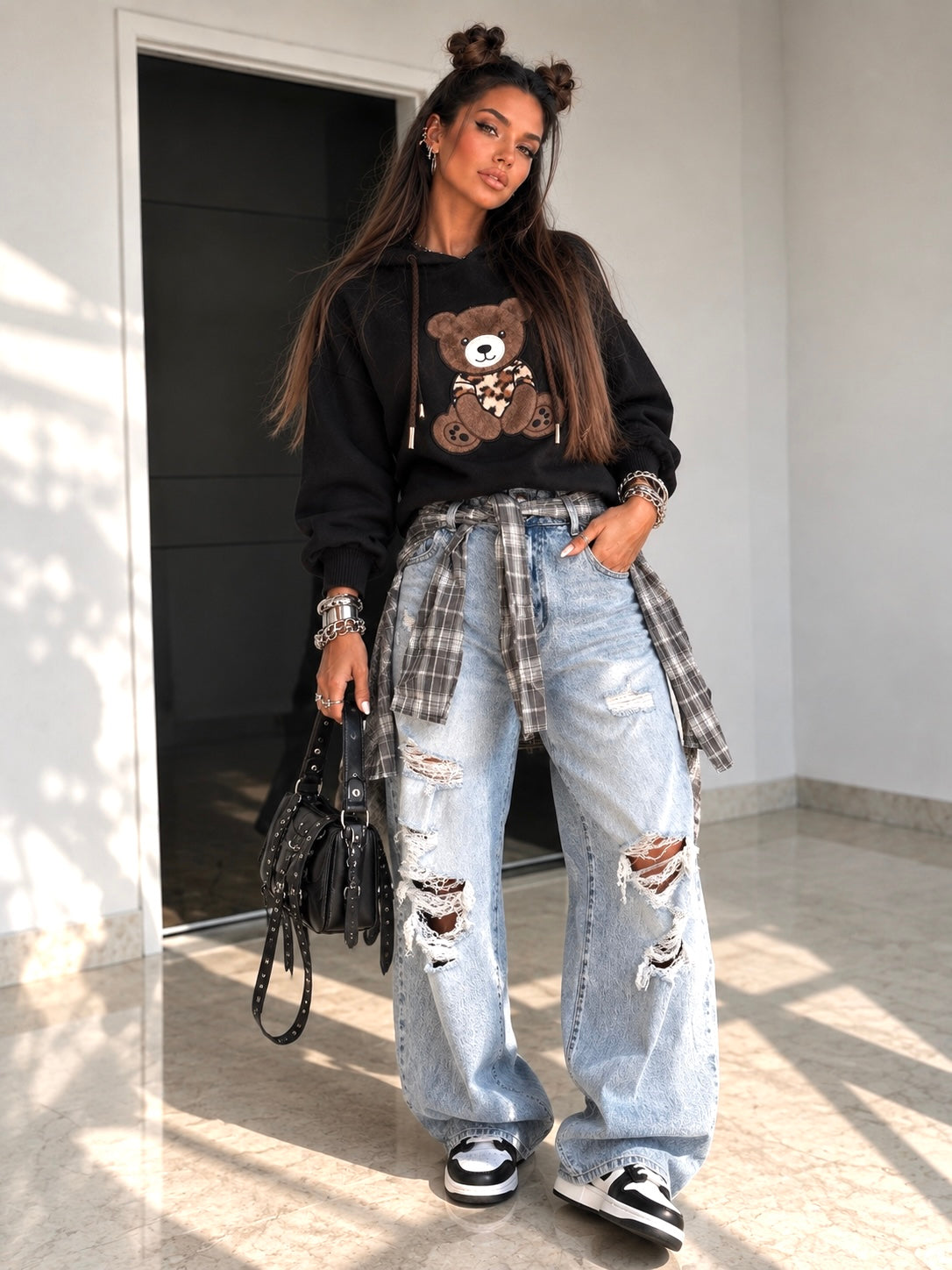 Jeans Brooklyn Strappato - R.a. Boutique