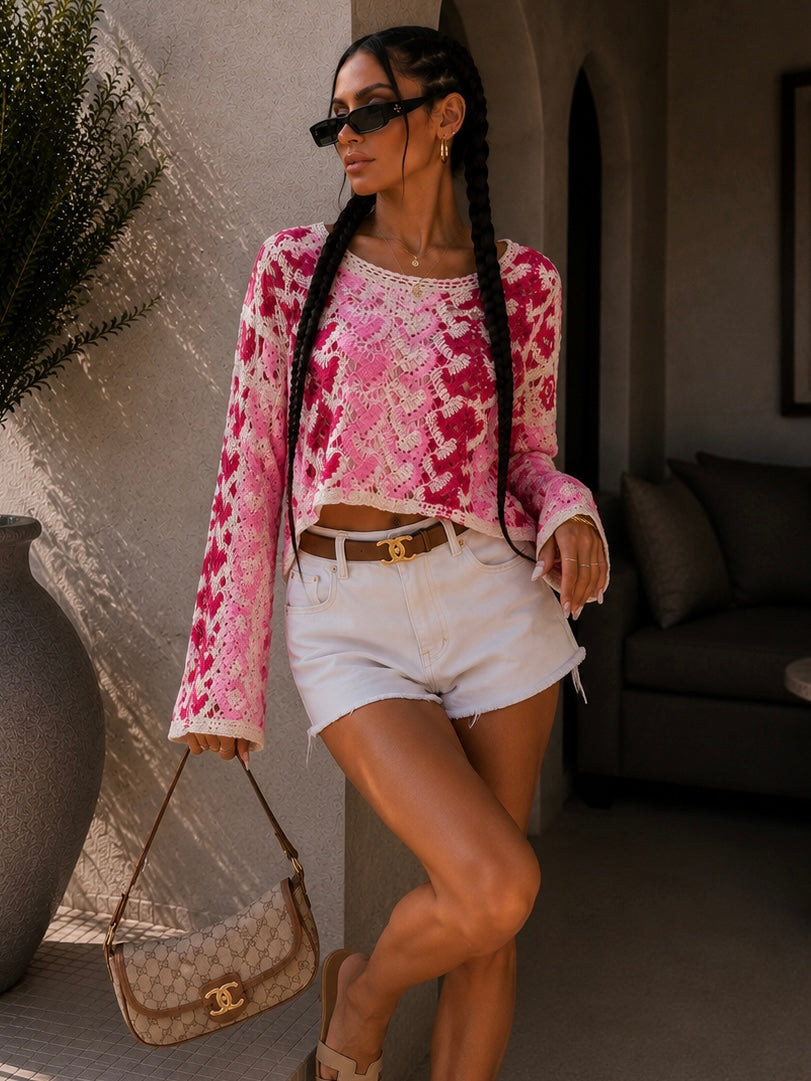 Maglia Crochet Summer Wave - R.a. Boutique