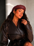 Cappello strett in ecopelle - R.a. Boutique