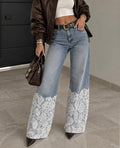 Jeans Bloom con pizzo - R.a. Boutique