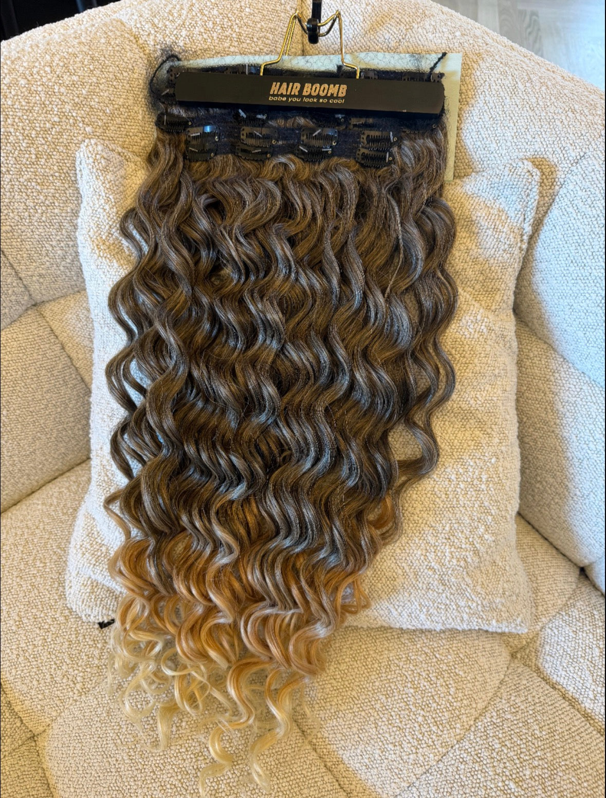 7 fasce onde morbide con clip vari colori - R.a. Boutique