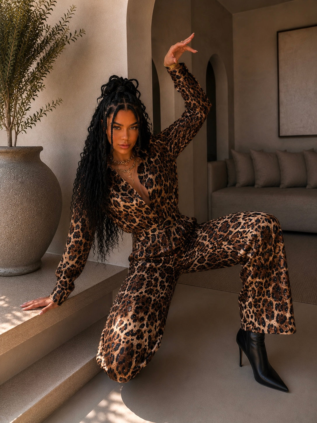 Completo Wild Glam Leopard - R.a. Boutique