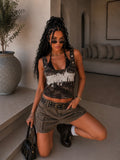 Top Crop Army Glam - R.a. Boutique