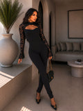 Tuta con maniche in pizzo - R.a. Boutique