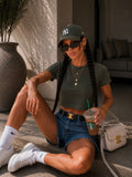 T-shirt crop in cotone vari colori - R.a. Boutique