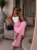 Pantalone con chiusura a portafoglio - R.a. Boutique