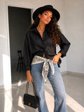 Camicia con foulard 100% cotone - R.a. Boutique