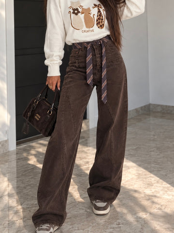 Jeans Oxford Tie con cintura - R.a. Boutique