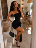 Abito con tulle nero - R.a. Boutique