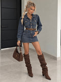 Abito Denim Belt - R.a. Boutique