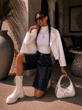 Bermuda Denim borchie Street - R.a. Boutique