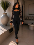 Tuta con maniche in pizzo - R.a. Boutique