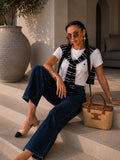 T-shirt con dettaglio cuore e coprispalle - R.a. Boutique
