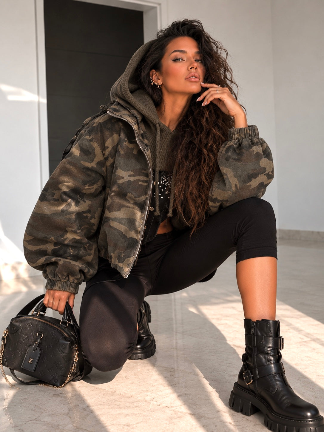 Giaccone Camo Hood Utility - R.a. Boutique