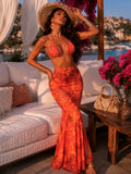 Bikini Tropical Arancio - R.a. Boutique