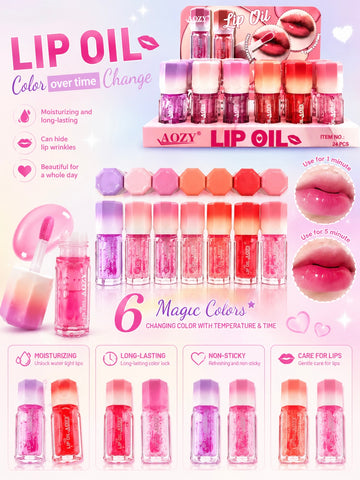 Magic Kiss Lip Oil – Color Change - R.a. Boutique