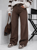 Jeans Chocolate con Borchiette Gioiello - R.a. Boutique