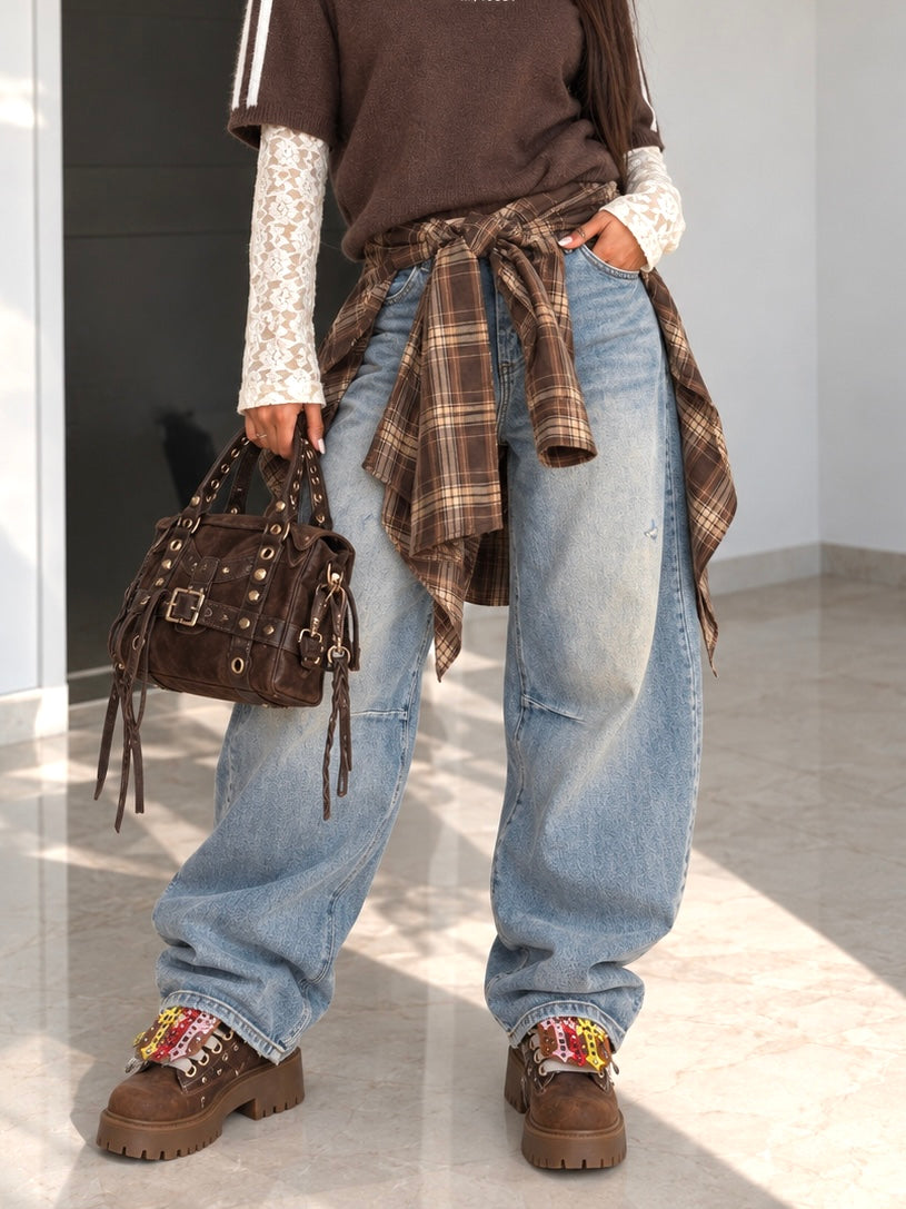 Jeans con cintura a bandana - R.a. Boutique