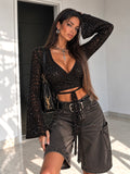 Cardigan Crochet Glow - R.a. Boutique
