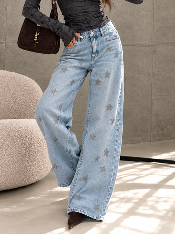 Jeans star brillantini