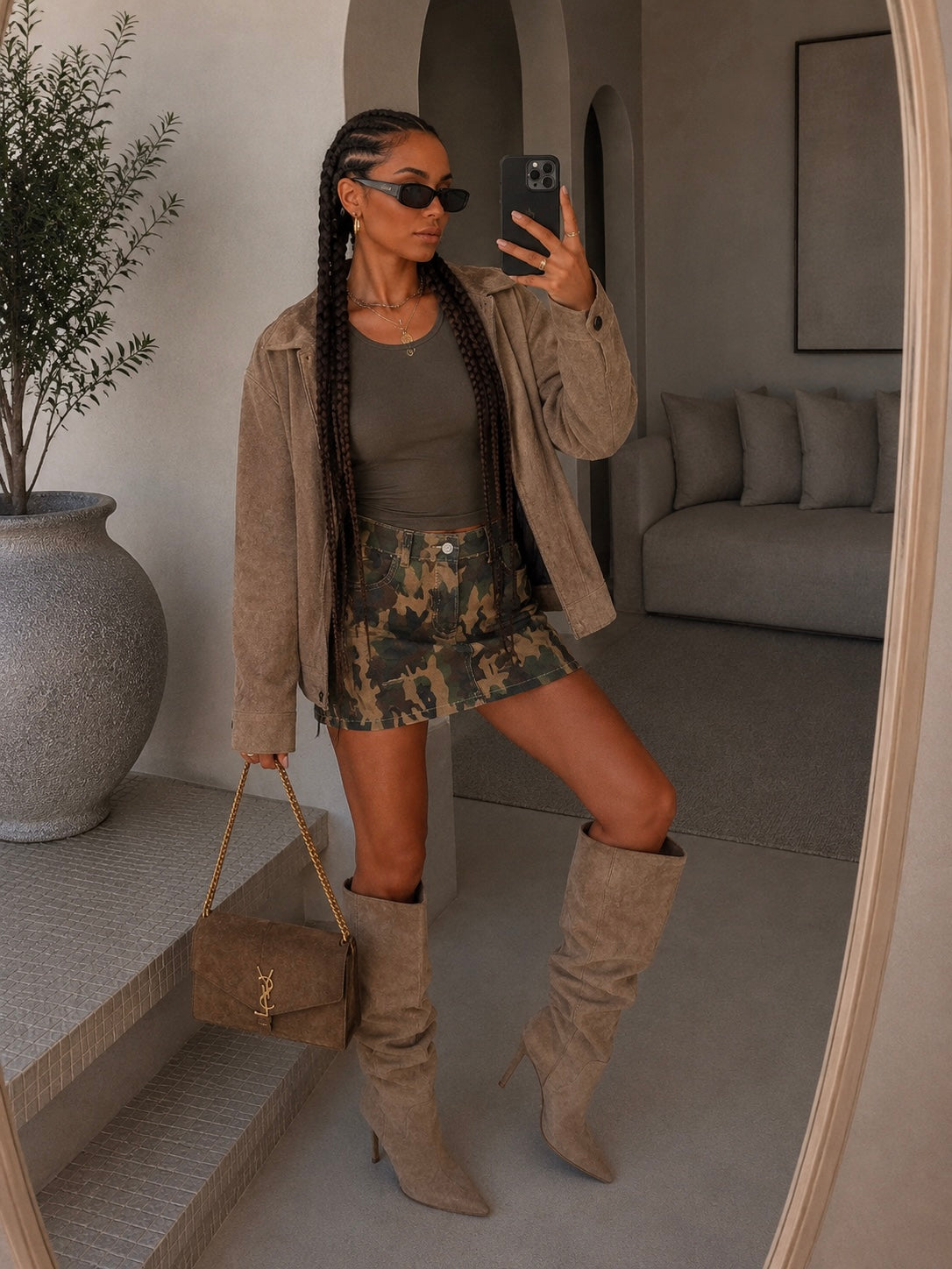 Gonna Mimetica - R.a. Boutique