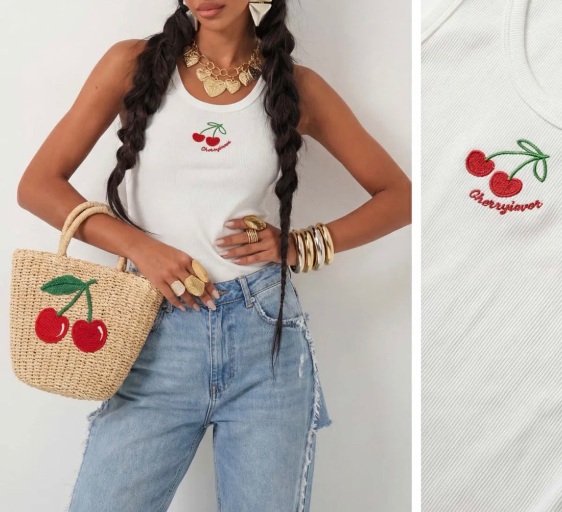 Canotta cherry - R.a. Boutique