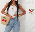Canotta cherry - R.a. Boutique