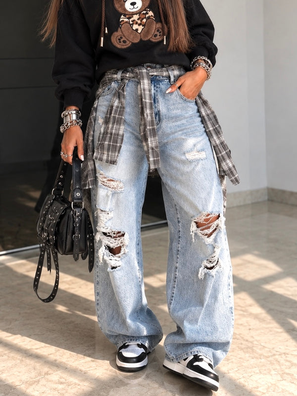 Jeans Brooklyn Strappato