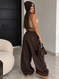 Pantalone Chocolate con Vita Animalier - R.a. Boutique