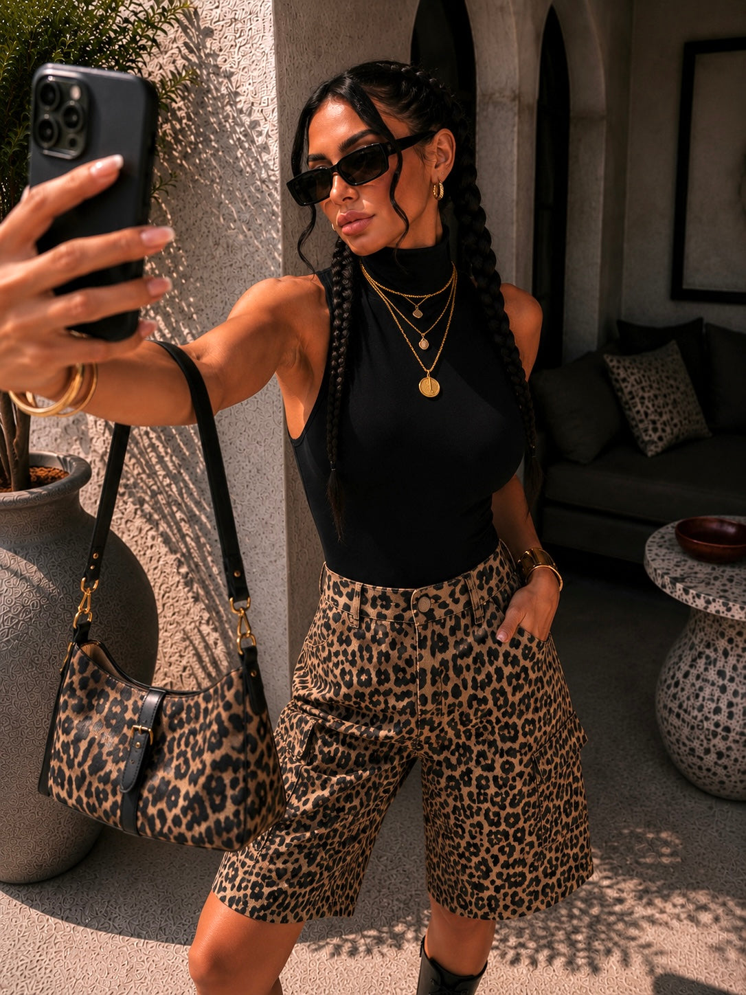 Bermuda Wild Animalier - R.a. Boutique