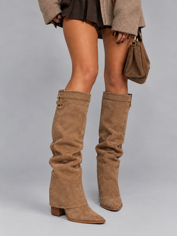 Stivale Suede Lock - R.a. Boutique