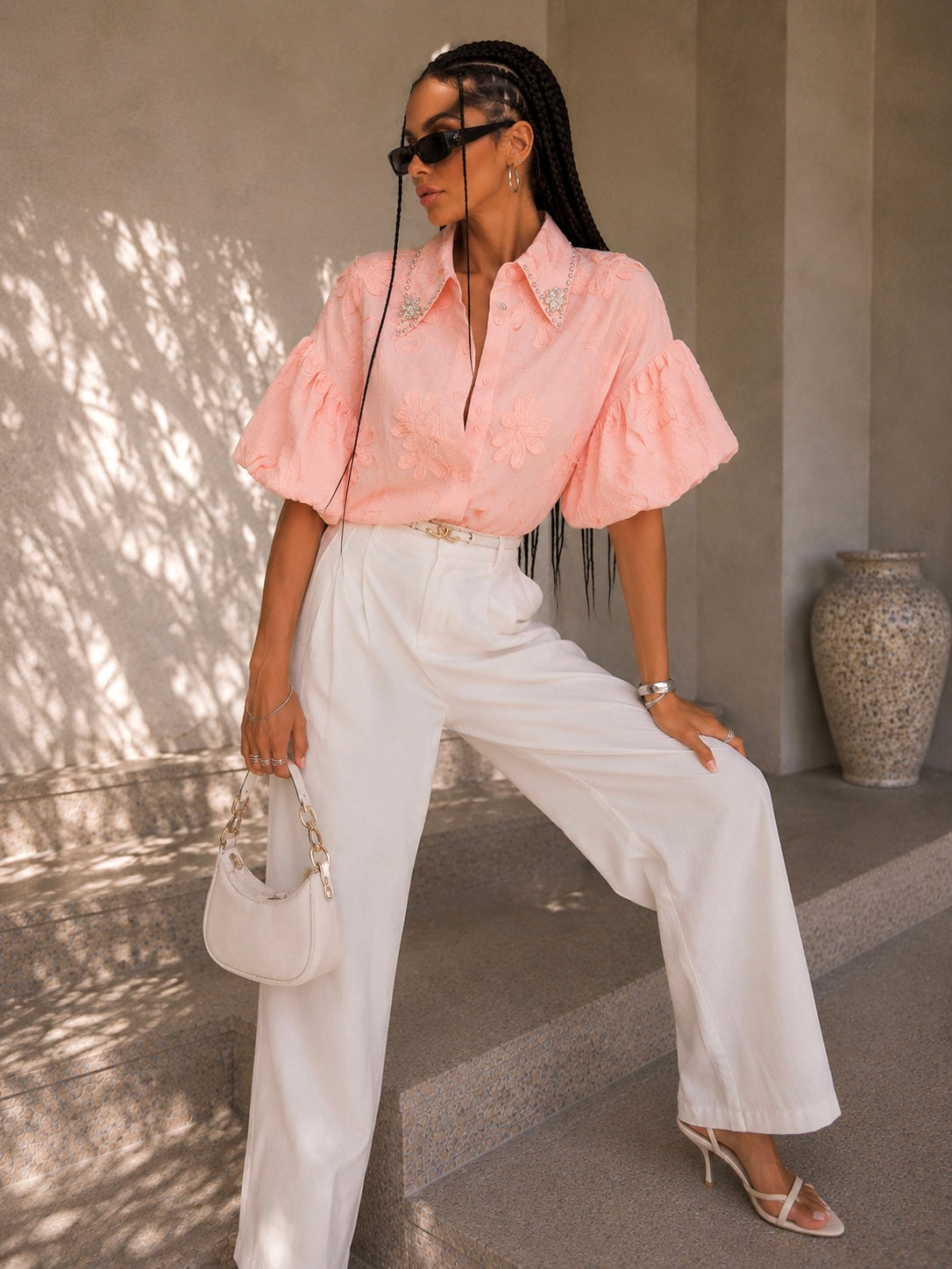 Camicia Ricamata Jewel - R.a. Boutique