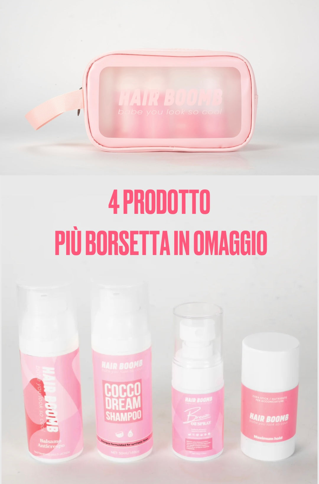 Kit 4 pezzi mini size per la cura delle extension - R.a. Boutique