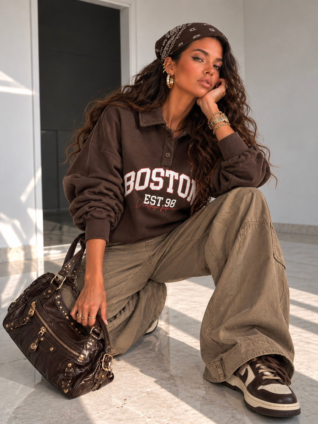 Felpa Boston Vintage Polo - R.a. Boutique