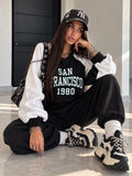 Completo Tuta San Francisco 1980 Bicolor – Nero e Bianco - R.a. Boutique