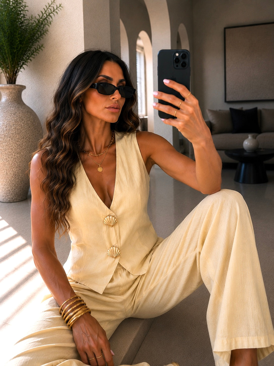 Completo con charme conchiglie - R.a. Boutique