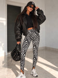 Leggings Zebrati con Staffa - R.a. Boutique