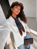 Camicia con foulard 100% cotone - R.a. Boutique