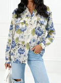 Camicia floreale in velo - R.a. Boutique