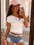 Top Elegant Draping scollato - R.a. Boutique