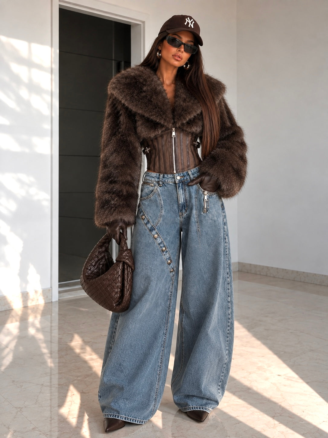 Jeans Balloon Zip Detail - R.a. Boutique
